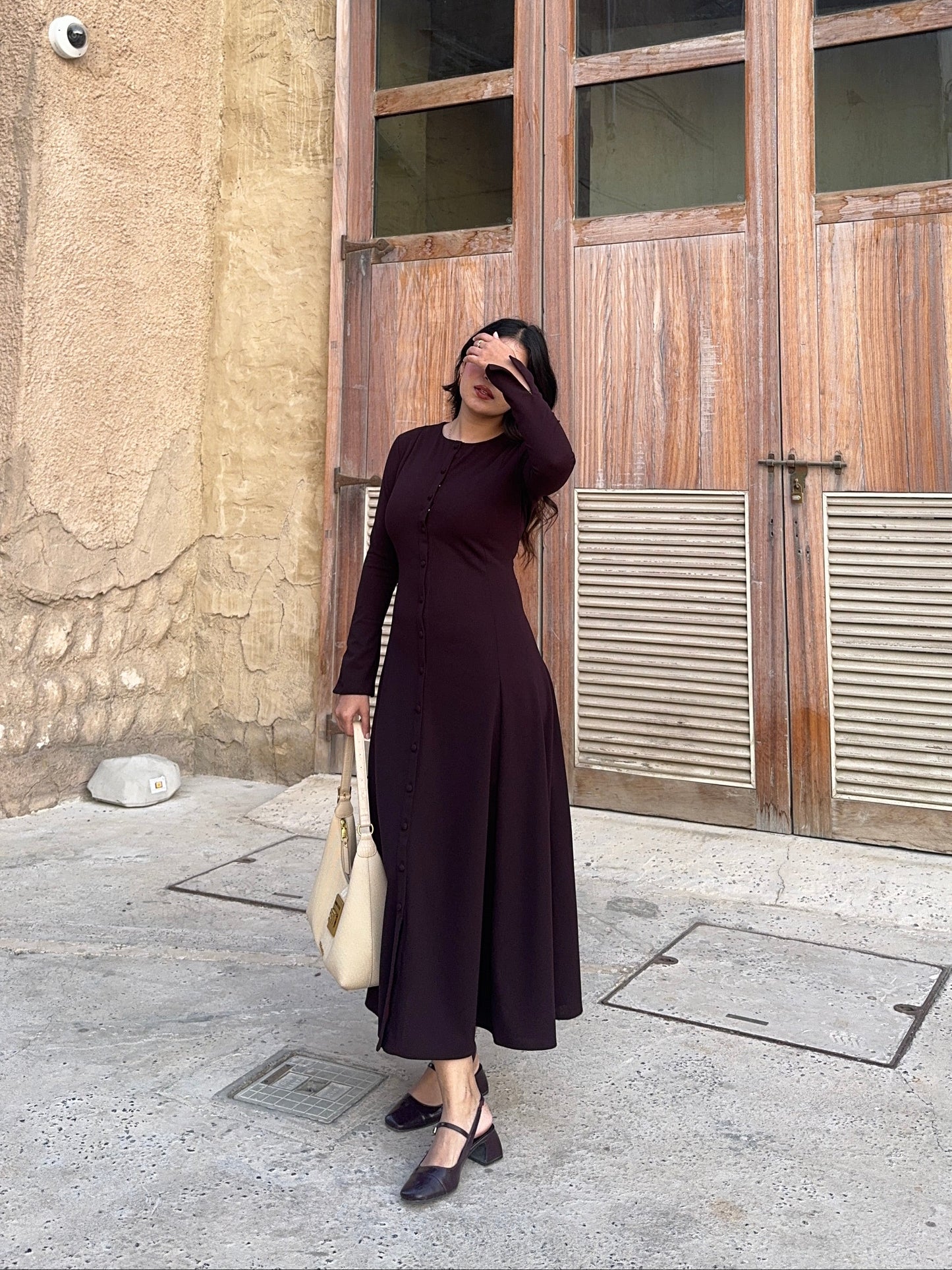 HUM10 - Button Down Maxi Dress 2